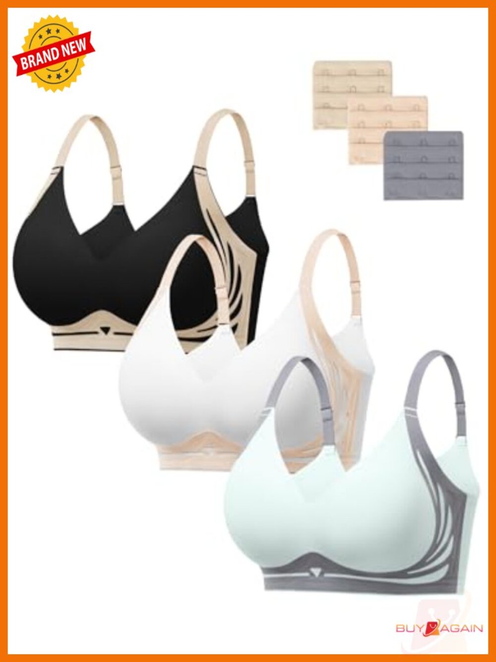 Jelly Bras For Women No Underwire Comfort Wireless Push Up Bras Seamless Tshirt